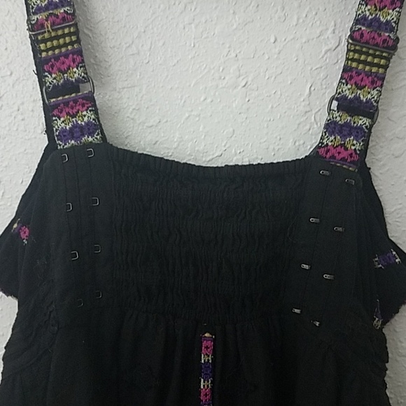 𝅺free people new romantics XS black dress boho - Picture 8 of 8